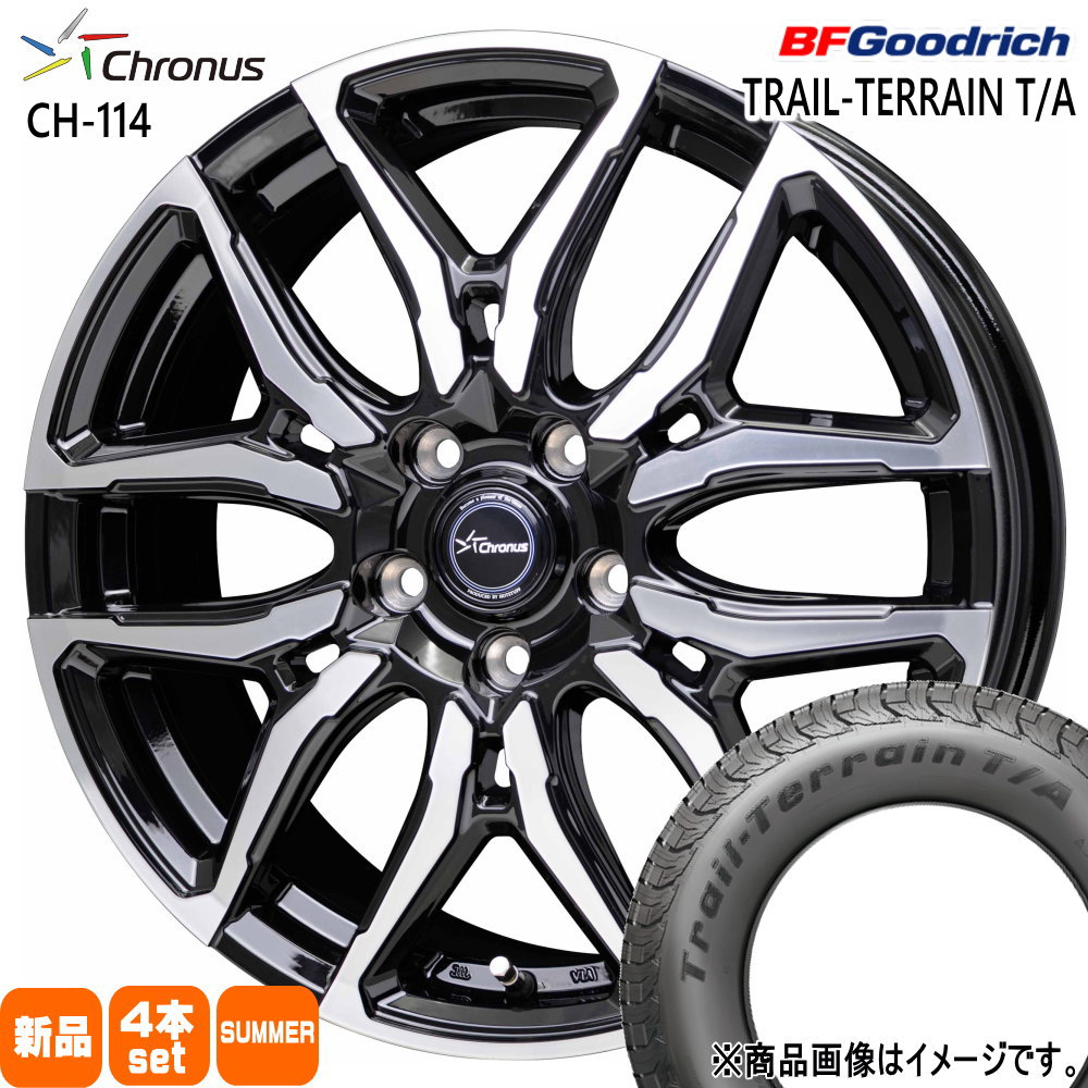 日産 アリア T33エクストレイル BFグッドリッチ 235/55R19 105H XL TRAIL-TERRAIN T/A 夏用 サマータイヤ Chronus CH-114