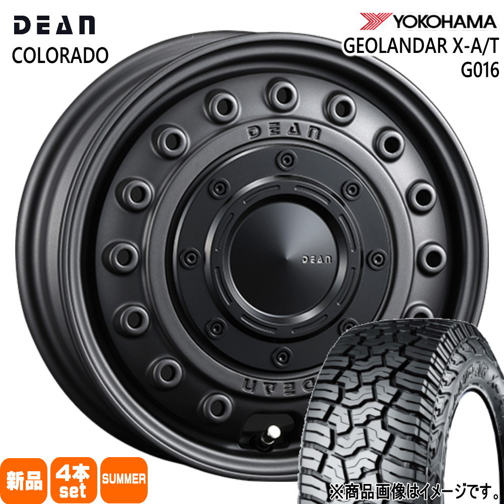 アゲトラ 軽トラ N VAN ハイゼット アトレー ヨコハマ 145R14 C 85/83Q LT GEOLANDAR X-AT G016 夏用 サマータイヤ DEAN COLORADO