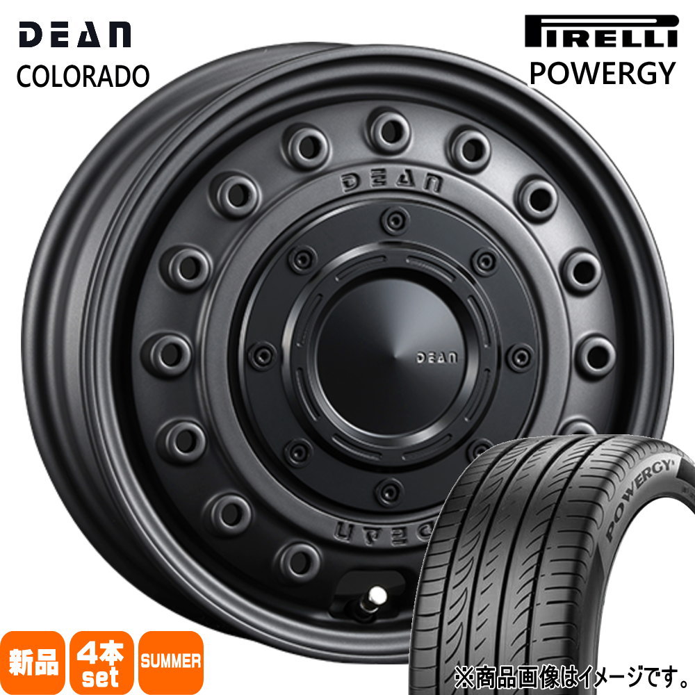 軽自動車 N BOX タント スペーシア デイズ ピレリ 165/55R15 75V POWERGY 夏用 サマータイヤ DEAN COLORADO