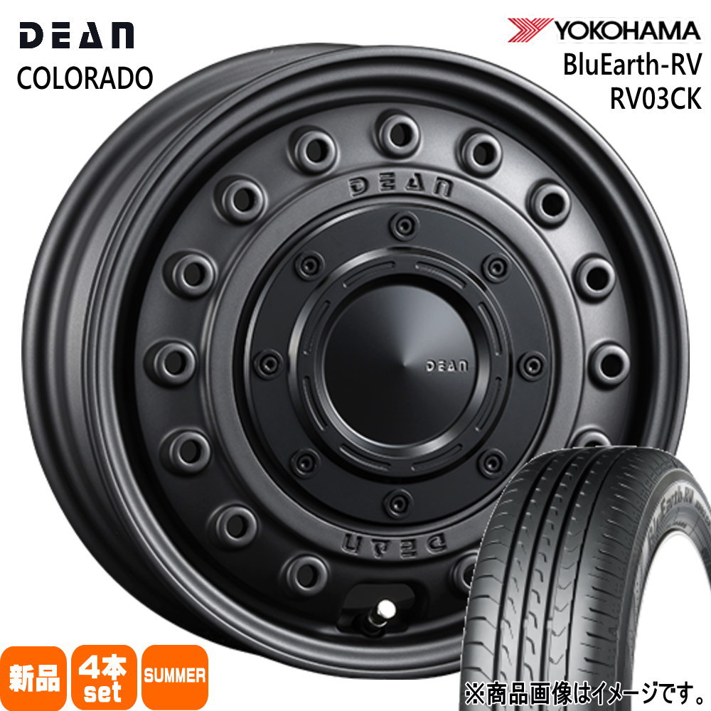 軽自動車 ハスラー デリカミニ4WD ハイゼット ヨコハマ 165/65R14 79S BluEarth-RV RV03CK 夏用 サマータイヤ DEAN COLORADO