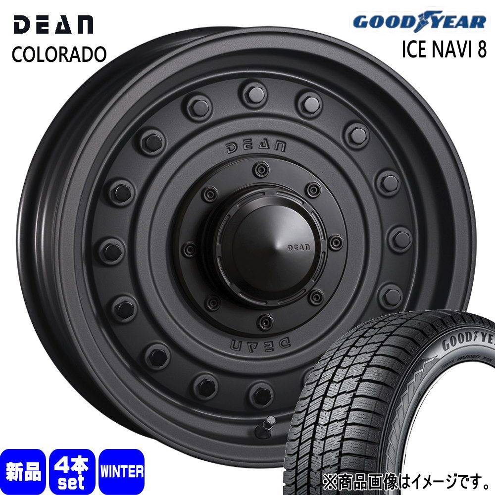90系 ノア ヴォクシー/ジューク/フロンクス グッドイヤー 205/60R16 96Q XL ICE NAVI 8 冬用 スタッドレスタイヤ DEAN COLORADO