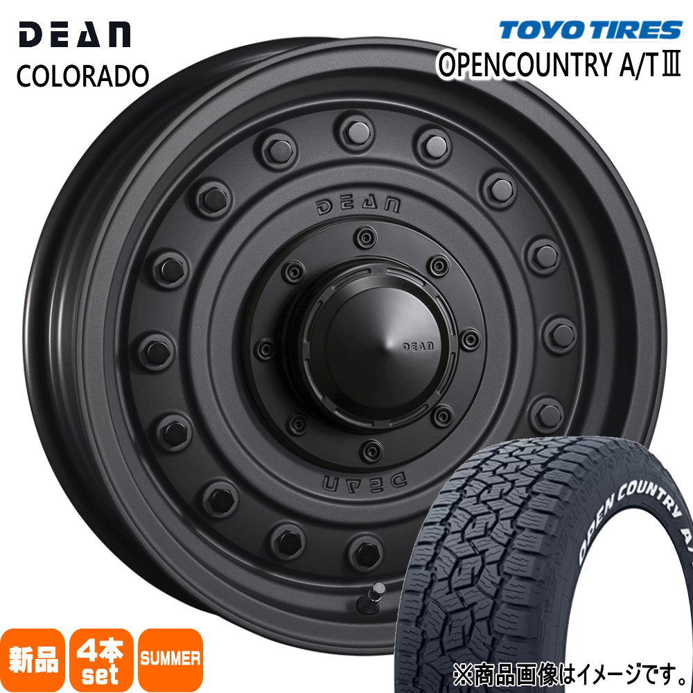 三菱 デリカD5 26型 トーヨータイヤ 215/70R16 100T OPENCOUNTRY A/T3 夏用 サマータイヤ DEAN COLORADO