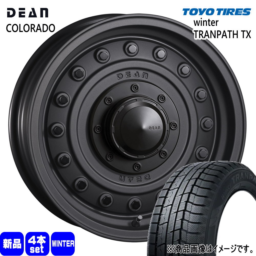 T31エクストレイル アウトランダー デリカD5 トーヨータイヤ 215/70R16 100Q WinterTRANPATH TX 冬用 スタッドレスタイヤ DEAN COLORADO