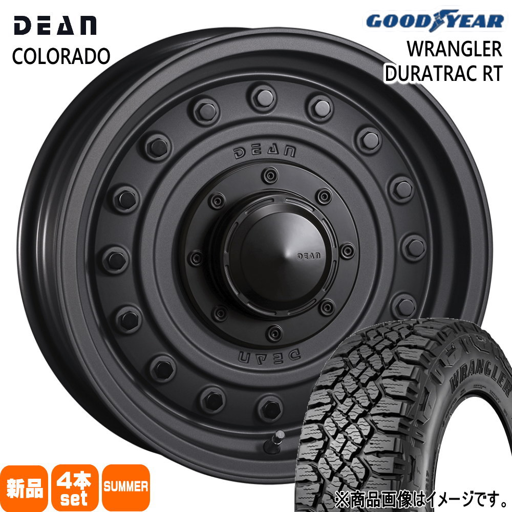JB74 ジムニーシエラ JC74 ノマド グッドイヤー 235/75R15 104/101S LT WRANGLER DURATRAC RT 夏用 サマータイヤ DEAN COLORADO
