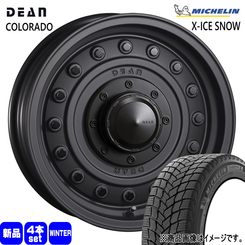 三菱 デリカD5 26型 ミシュラン 215/70R16 100T X-ICE SNOW SUV 冬用 スタッドレスタイヤ DEAN COLORADO