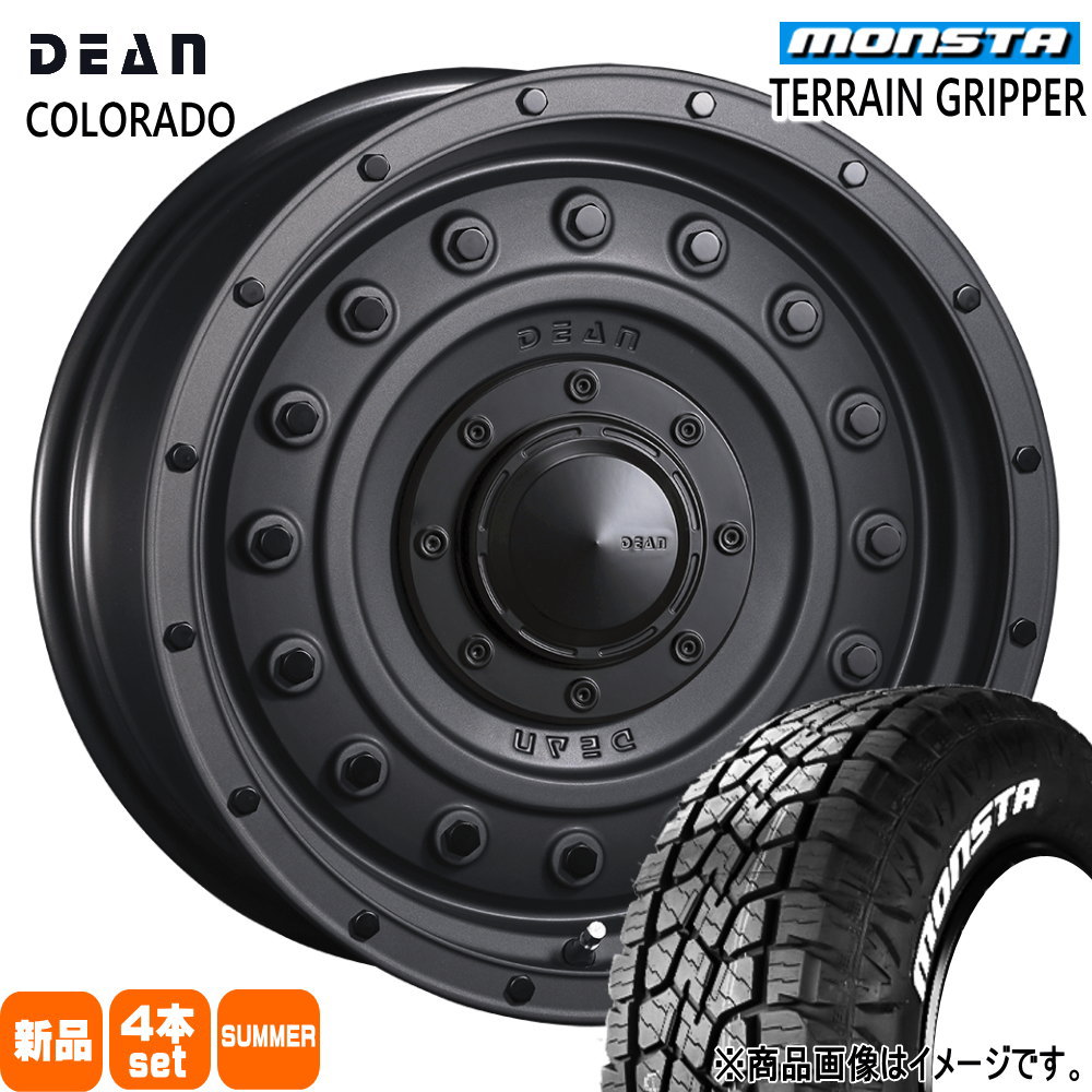 トヨタ FJクルーザー ハイラックス プラド モンスタ 285/70R17 121/118R TERRAIN GRIPPER 夏用 サマータイヤ DEAN COLORADO