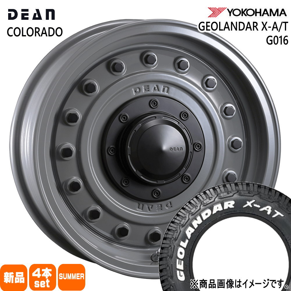 JB64 JB23 ジムニー 専用  ヨコハマ 225/70R16 103S GEOLANDAR X-AT G016 夏用 サマータイヤ DEAN COLORADO