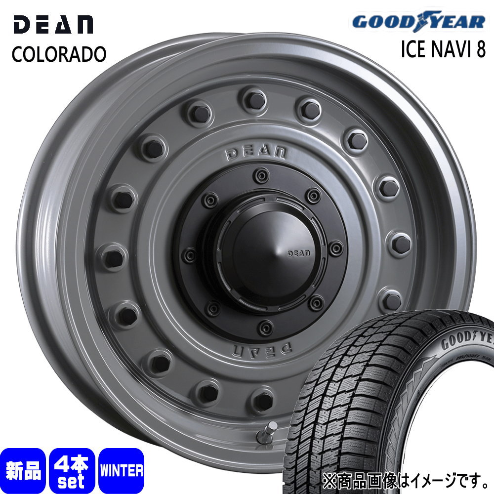 90系 ノア ヴォクシー/ジューク/フロンクス グッドイヤー 205/60R16 96Q XL ICE NAVI 8 冬用 スタッドレスタイヤ DEAN COLORADO