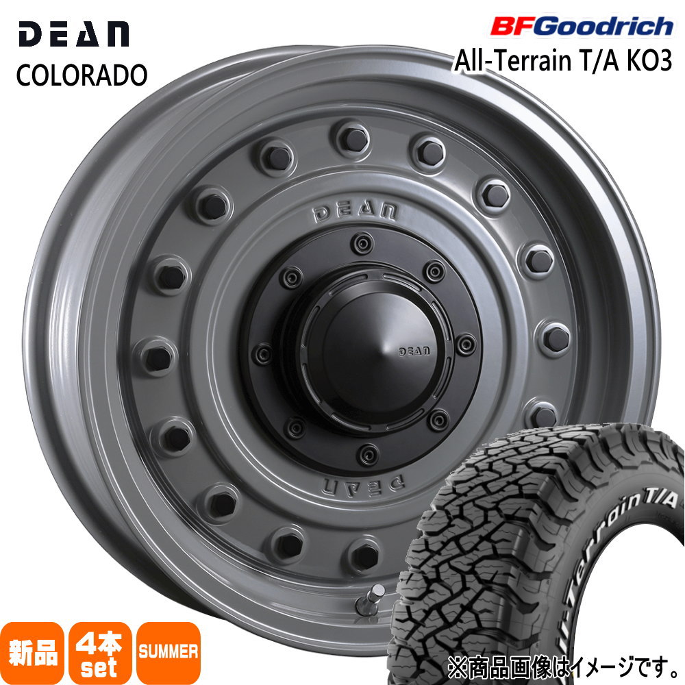 JB74 ジムニーシエラ JC74 ノマド BFグッドリッチ 215/75R15 100/97S LT All-Terrain T/A KO3 夏用 サマータイヤ DEAN COLORADO