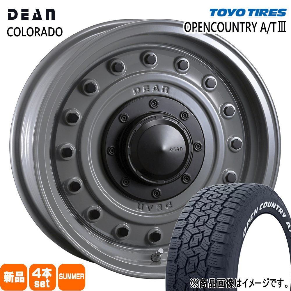 200系 ハイエース 専用  トーヨータイヤ 215/70R16 100T OPENCOUNTRY A/T3 夏用 サマータイヤ DEAN COLORADO