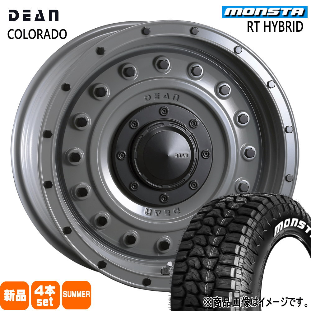 トヨタ FJクルーザー ハイラックス プラド モンスタ 265/70R17 121/118Q RT HYBRID 夏用 サマータイヤ DEAN COLORADO