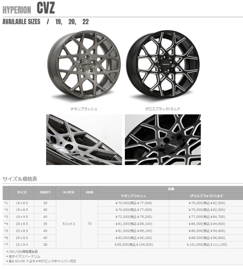 4本セット 19インチ RAV4 アルファード ヴェルファイア 8.5J +35 5