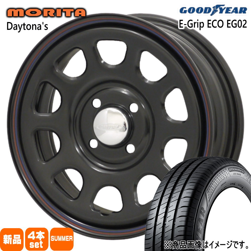 ラパン ムーヴ ゼスト  グッドイヤー 165/50R15 73V EfficientGrip ECO EG02 夏用 サマータイヤ DAYTONA'S G2