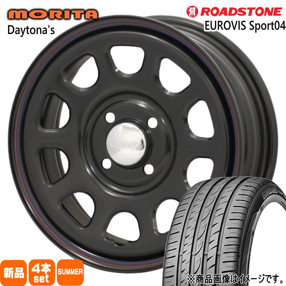 軽自動車 ロードストーン 165/60R14 75H EUROVIS Sport04 夏用 サマータイヤ DAYTONA'S G2