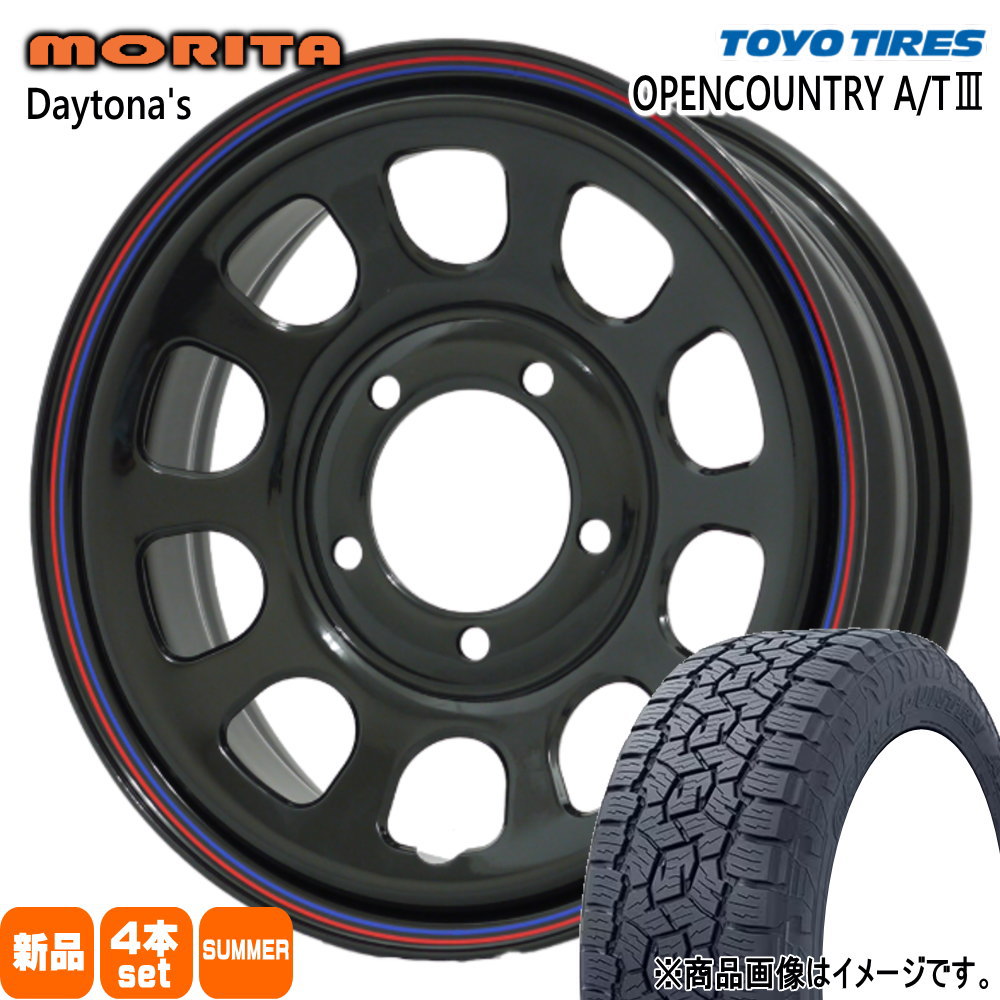 スズキ JB74 ジムニーシエラ 専用  トーヨータイヤ 235/70R16 106T OPENCOUNTRY A/T3 夏用 サマータイヤ DAYTONA'S