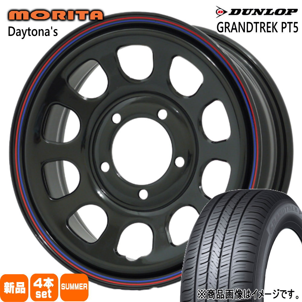 スズキ JB74 ジムニーシエラ 専用  ダンロップ 215/70R15 98H GRANDTREK PT5 夏用 サマータイヤ DAYTONA'S