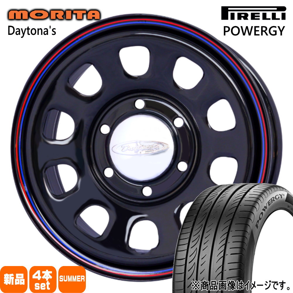 PIRELLI - 隊商 専用  ピレリ 215/65R16 98H POWERGY 夏用 朱夏タイア DAYTONA'S G2 夏タイヤ、ホイールセット-自動車-車、バイク、自転車