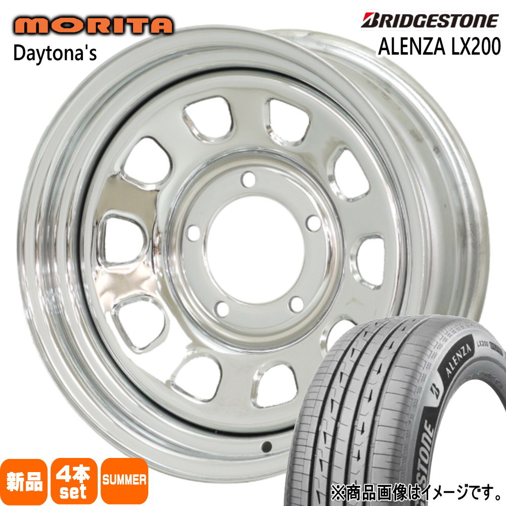 JB64 JB23 ジムニー 専用  ブリヂストン 175/80R16 91S ALENZA LX200 夏用 サマータイヤ DAYTONA'S G2