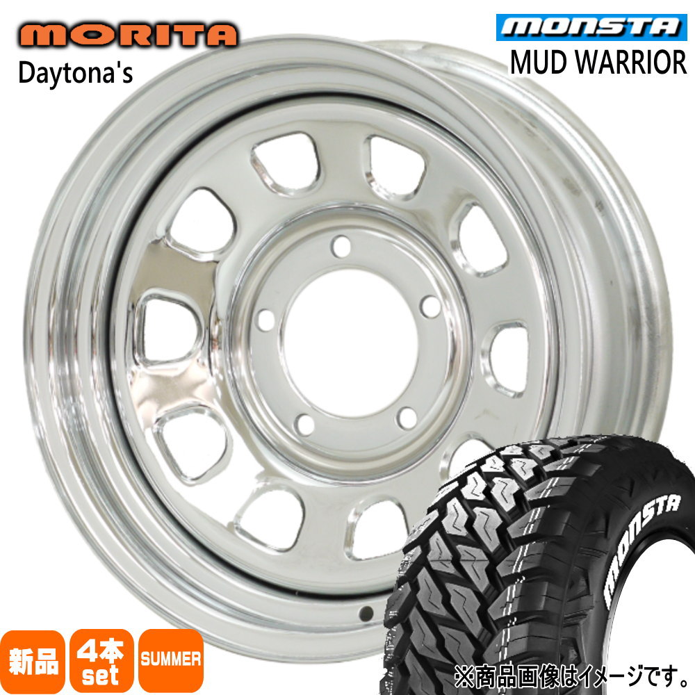 JB64 JB23 ジムニー 専用  モンスタ 215/70R16 107/105Q LT MUD WARRIOR 夏用 サマータイヤ DAYTONA'S G2