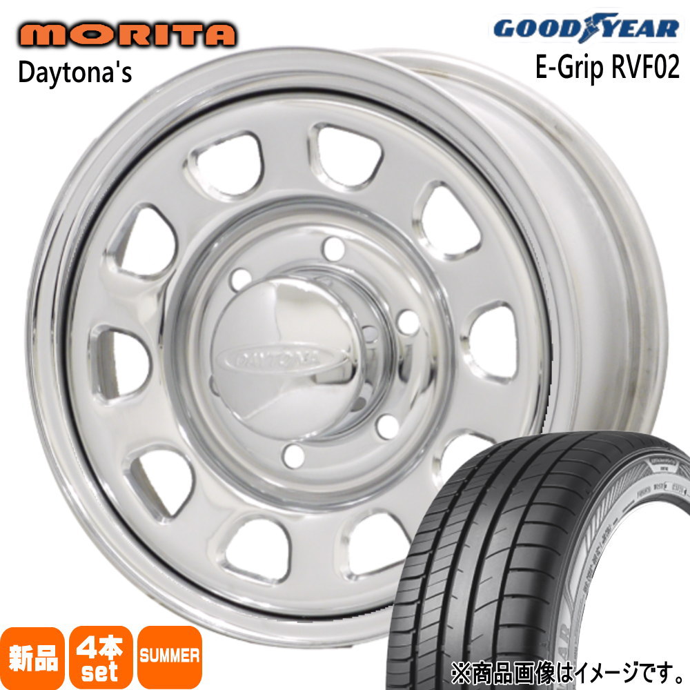 200系 ハイエース 専用  グッドイヤー 215/60R17 100H EfficentGrip RVF02 夏用 サマータイヤ DAYTONA'S