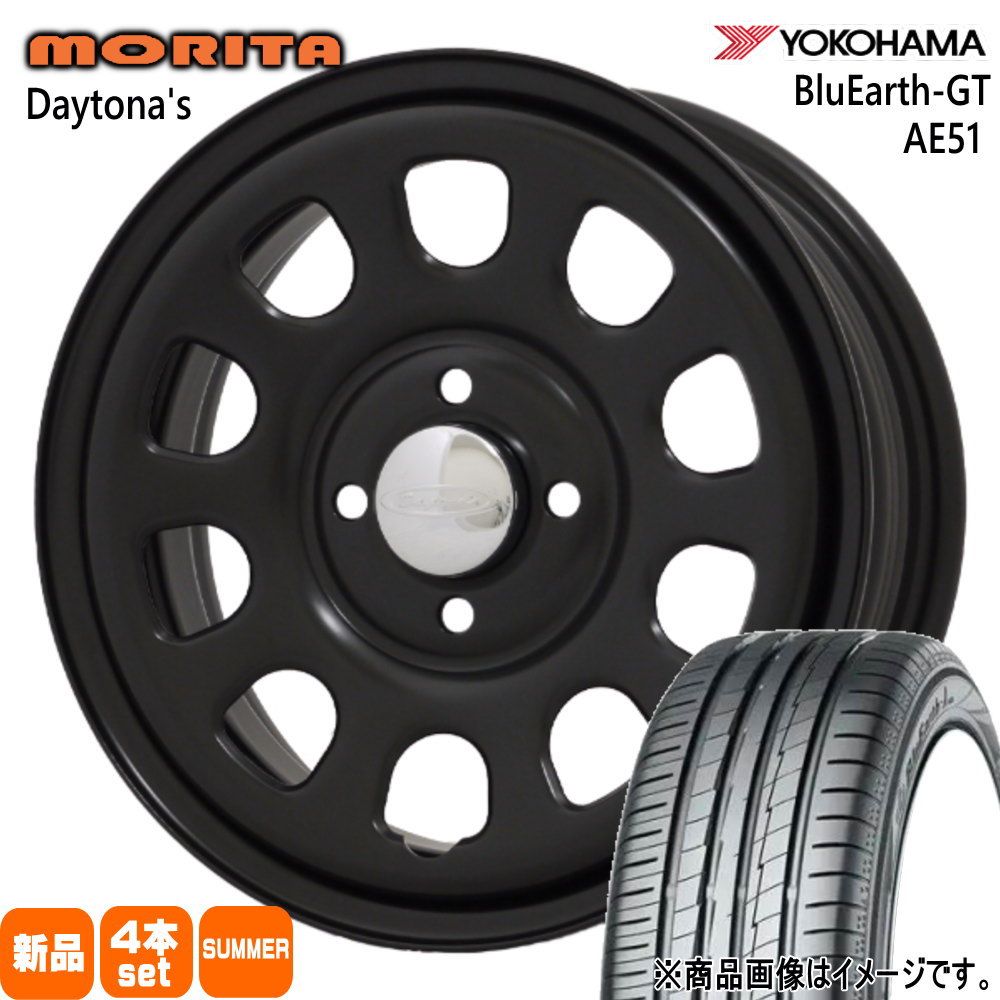50系 サクシード プロボックス ワゴン ヨコハマ 175/65R14 82H BluEarth-GT AE51 夏用 サマータイヤ DAYTONA'S