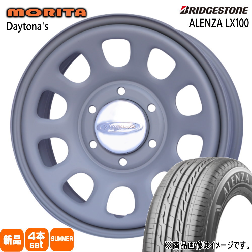 200系 ハイエース 専用  ブリヂストン 215/65R16 98H ALENZA LX100 夏用 サマータイヤ DAYTONA'S G2
