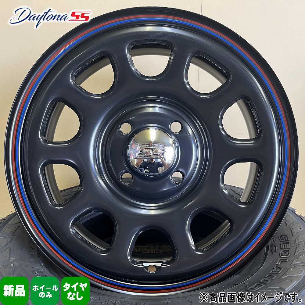 15×6.0J +30 4/100 MLJ Daytona SS 新品 15インチ ホイールのみ 1本 50/160系プロボックス・サクシード  NV150/ADバン