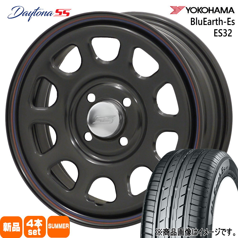 サクシード・プロボックス  ヨコハマ 185/60R15 84H BluEarth-Es ES32 夏用 サマータイヤ Dyatona SS 15インチ
