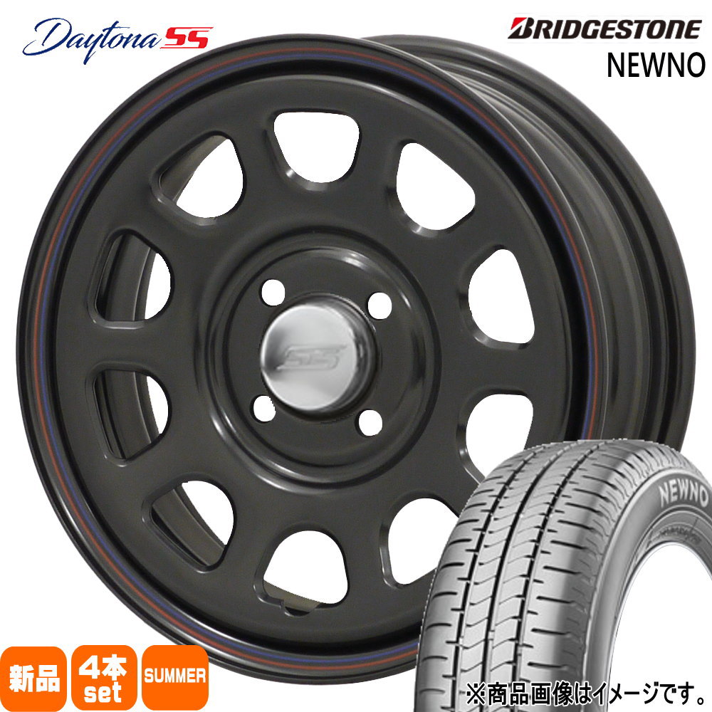 エブリィワゴン アトレー etc ブリヂストン NEWNO 165/60R14 夏タイヤ MLJ Daytona SS 5.0J 4穴 4/100  14インチ : daytonass-bk-1450424100-newno-1656014 : タイヤショップ78 - 通販 -  Yahoo!ショッピング