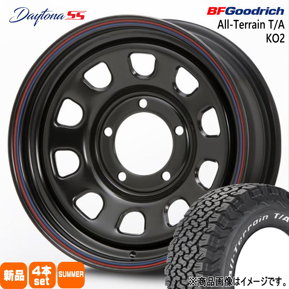 JB74 ジムニーシエラ 専用 BFグッドリッチ オールテレーン T/A KO2 235/75R15 夏タイヤ MLJ Daytona SS  15インチ : daytonass-bk-1560005139-ko2-2357515 : タイヤショップ78 - 通販 - Yahoo!ショッピング