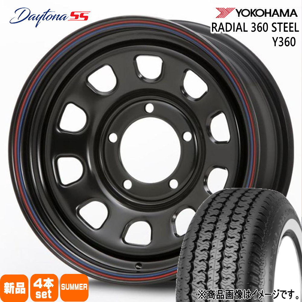 JB74 ジムニーシエラ 専用 ヨコハマ 360 STEEL 215/65R16 夏タイヤ MLJ Daytona SS 16インチ :  daytonass-bk-1660005139-y360-2156516 : タイヤショップ78 - 通販 - Yahoo!ショッピング