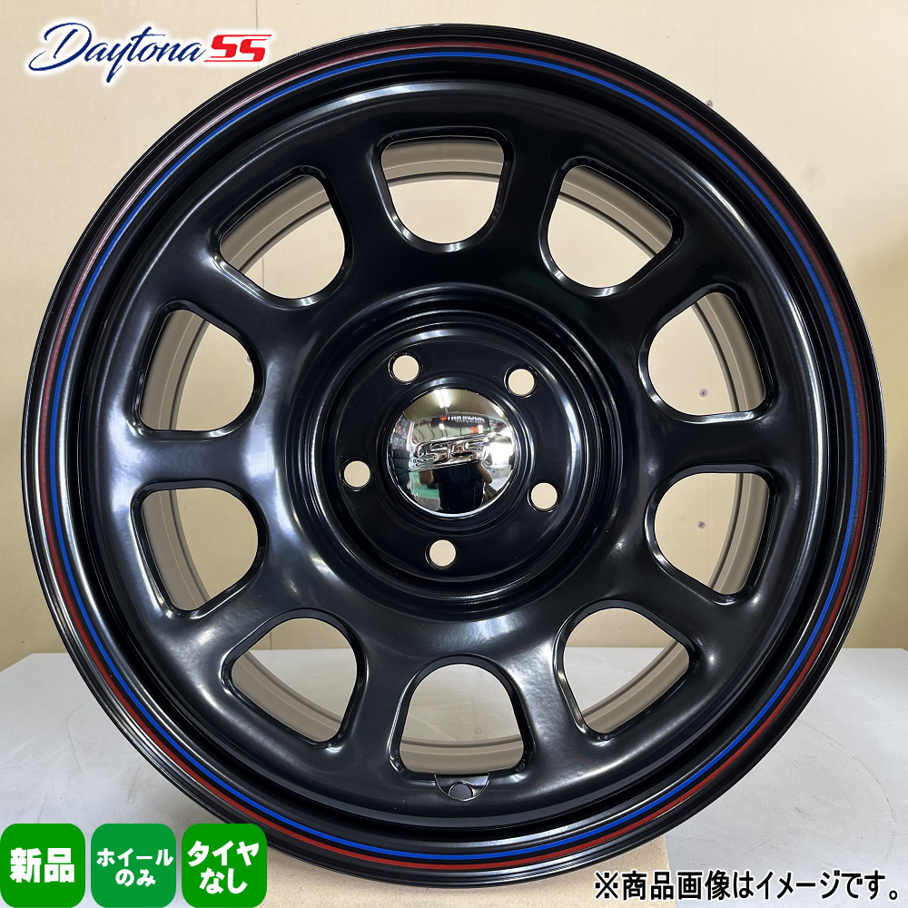 4本セット デリカD5 T30/T31エクストレイル ヤリスクロス 16×7.0J +35 5/114.3 MLJ Daytona SS 新品  16インチ ホイールのみ : daytonass-bk-05-1670355114-4p : タイヤショップ78 - 通販 - Yahoo!ショッピング