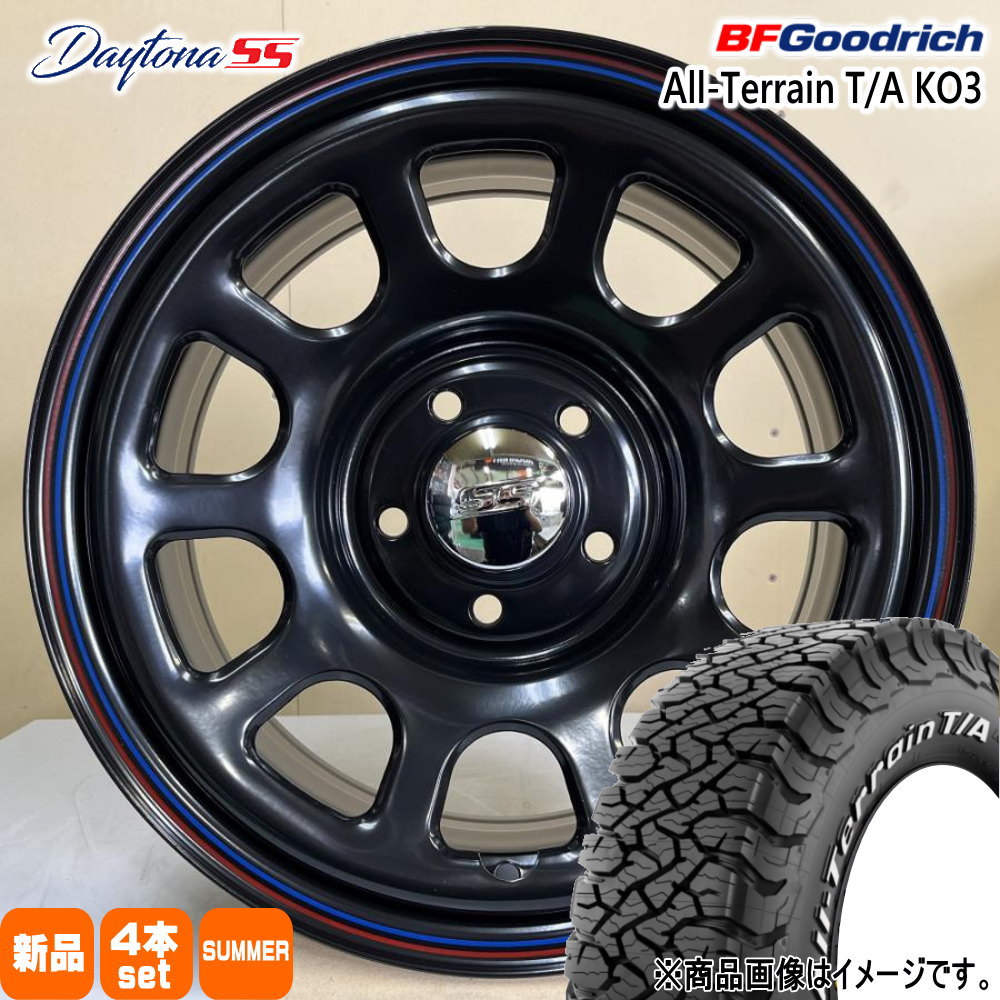 T30 T31エクストレイル アウトランダー BFグッドリッチ オールテレーン T/A KO3 215/70R16 夏タイヤ MLJ Daytona  SS 7.0J 5穴 5/114.3 16インチ : daytonass-bk-1670355114-ko3-2157016 : タイヤショップ78  - 通販 - Yahoo!ショッピング