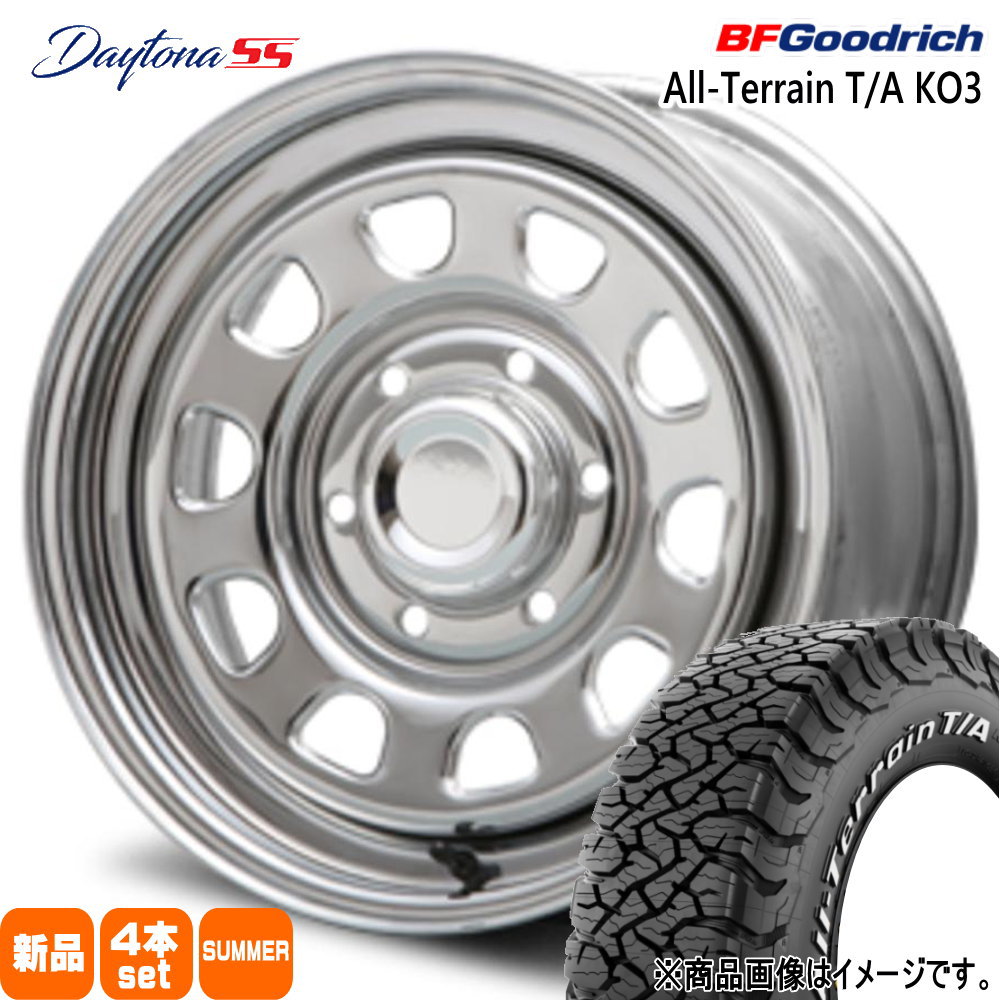 200系 ハイエース 専用 BFグッドリッチ オールテレーン T/A KO3 215/70R16 夏タイヤ MLJ Daytona SS 16インチ  : daytonass-ch-1670386139-ko3-2157016 : タイヤショップ78 - 通販 - Yahoo!ショッピング