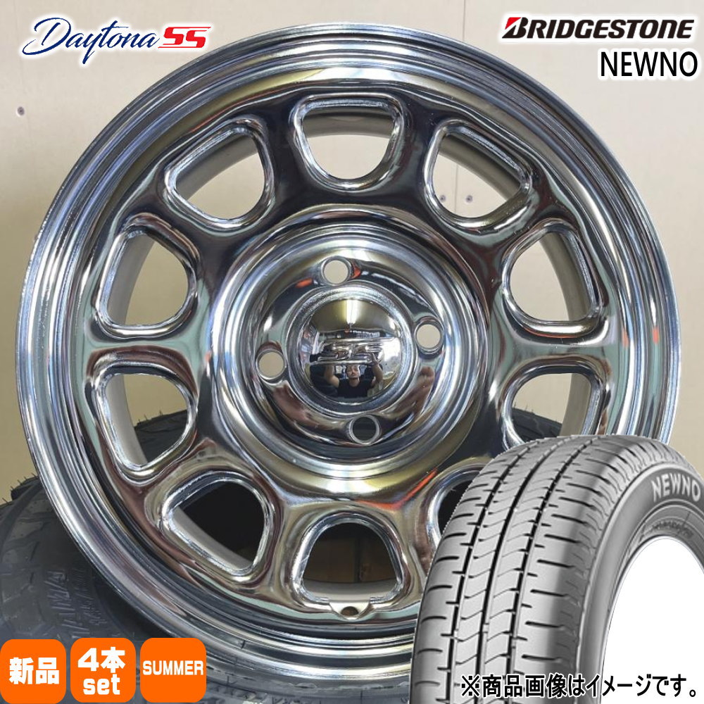 エブリィワゴン アトレー etc ブリヂストン NEWNO 165/60R14 夏タイヤ MLJ Daytona SS 5.0J 4穴 4/100  14インチ : daytonass-ch-1450424100-newno-1656014 : タイヤショップ78 - 通販 -  Yahoo!ショッピング