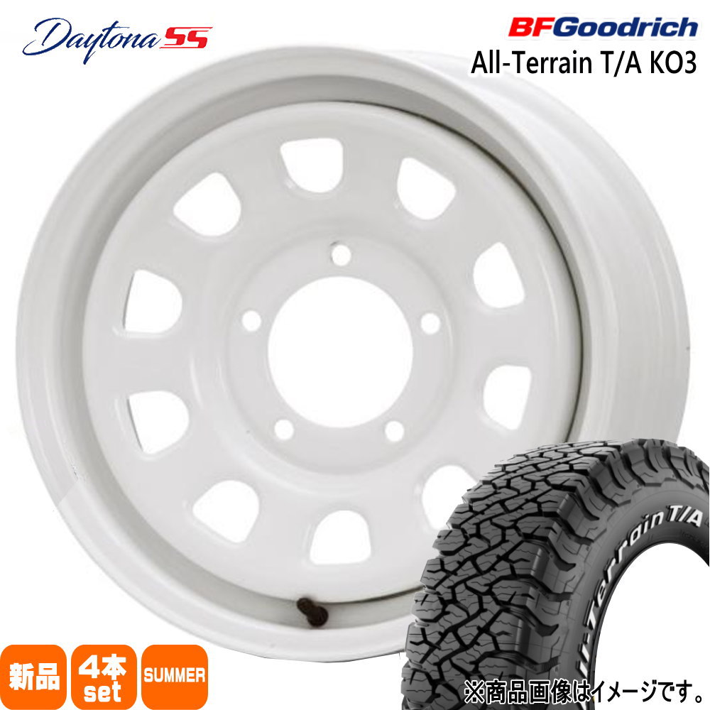 JB64 JB23 ジムニー 専用 BFグッドリッチ オールテレーン T/A KO3 175/80R16 夏タイヤ MLJ Daytona SS  16インチ : daytonass-wh-1655205139-ko3-1758016 : タイヤショップ78 - 通販 - Yahoo!ショッピング