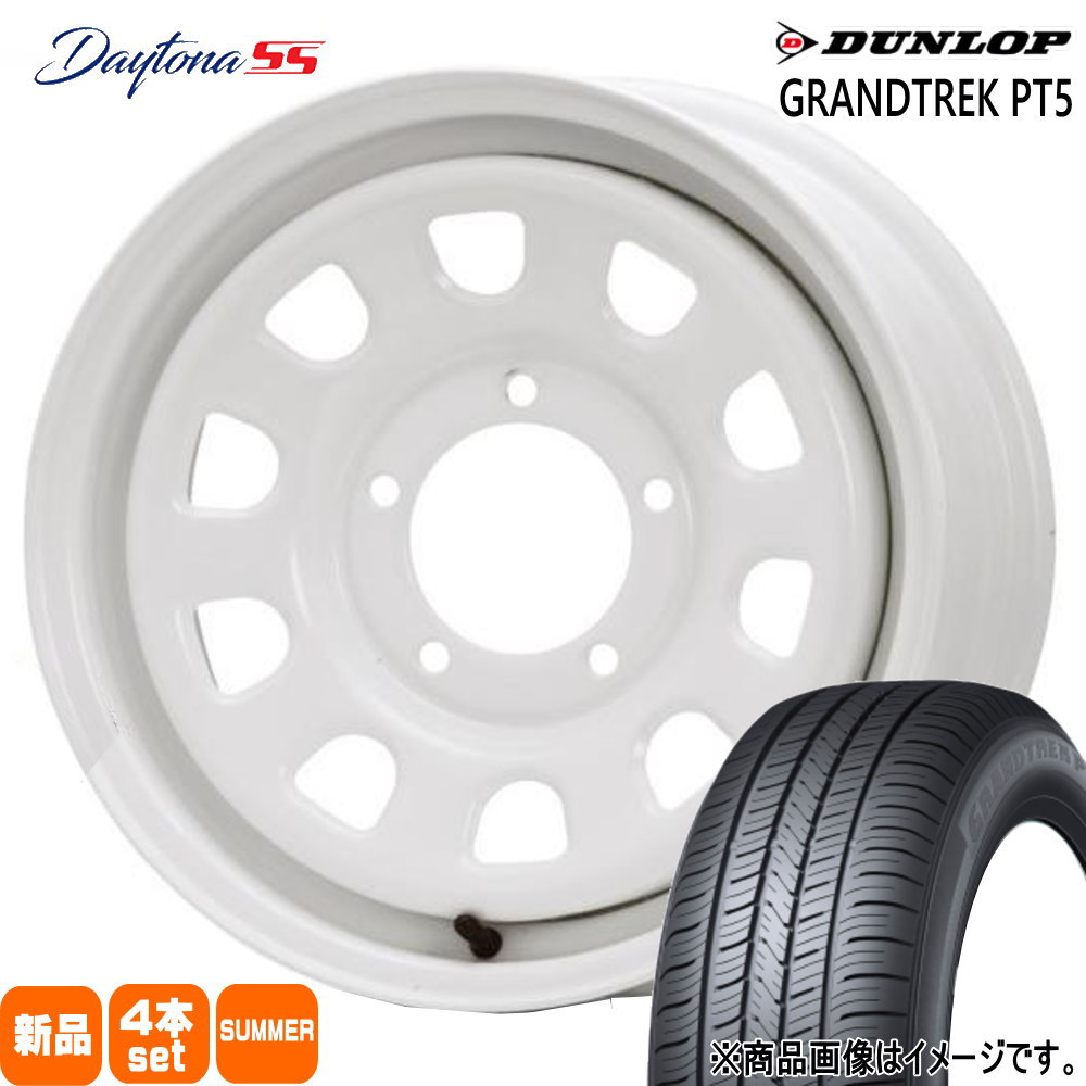 GRANDTREK - JB64 JB23 ジムニー 専用  ダンロップ 175/80R16 91S PT5 夏用 朱夏タイア Dyatona SS 16in 夏タイヤ、ホイールセット-タイヤ、ホイール-車、バイク、自転車