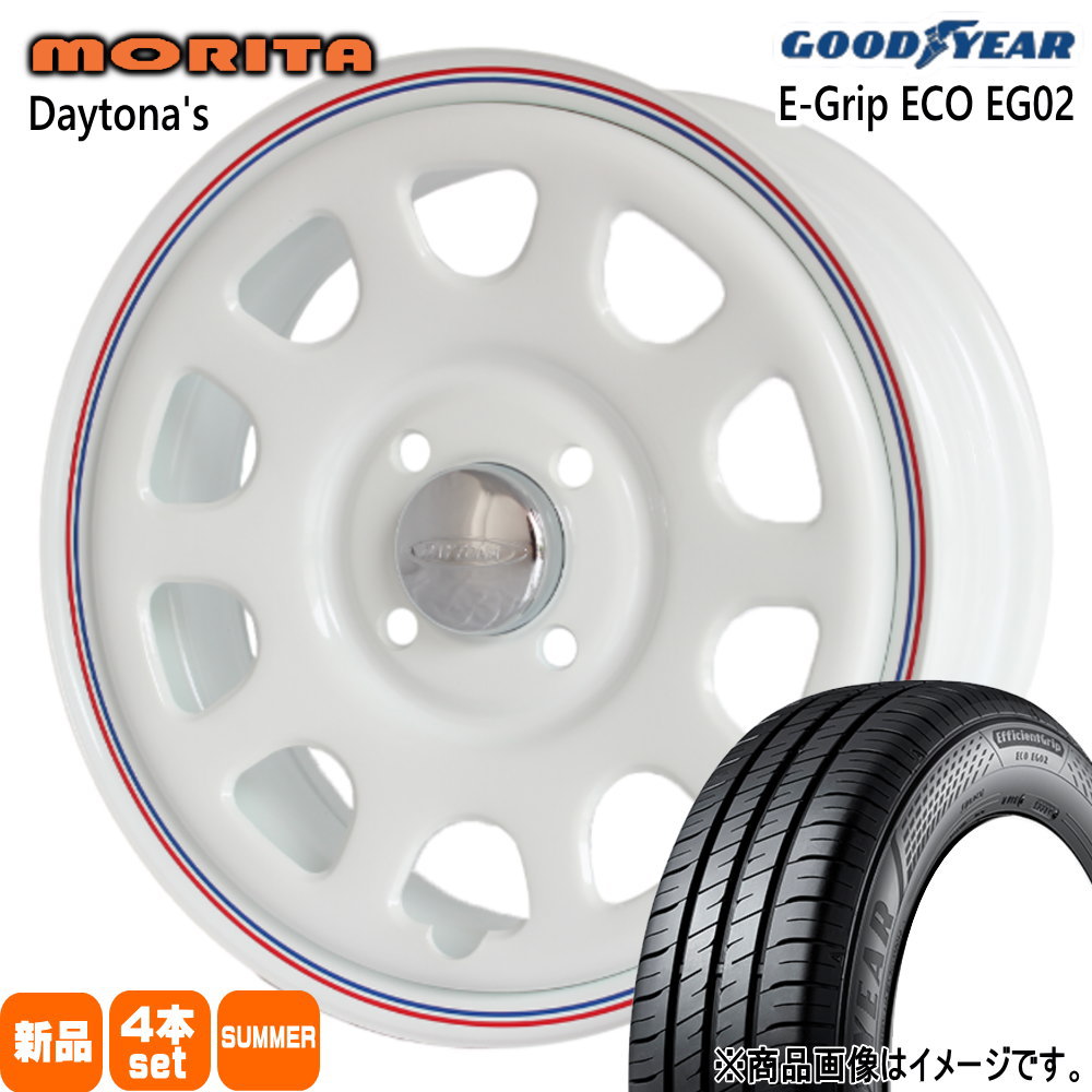 165/55R14 グッドイヤー EfficientGrip ECO EG02 ラジアルタイヤ 2本