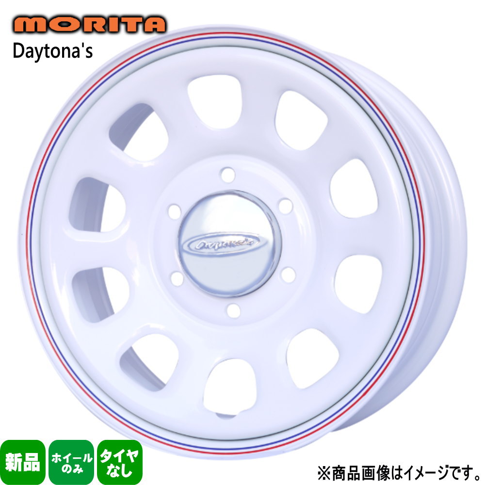 4本セット キャラバン 15 × 6.0 +45 6/139.7 森田システム DAYTONA'S G2 新品 15インチ ホイールのみ