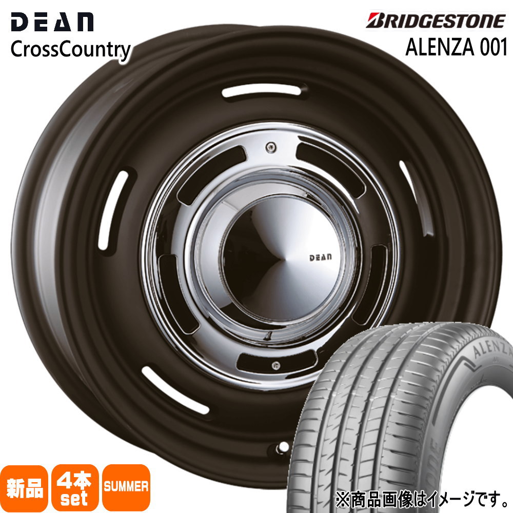 T30/T31エクストレイル /20系ヴェルファイア ブリヂストン 215/60R17  ALENZA 001 夏用 サマータイヤ DEAN CROSS COUNTRY 17インチ