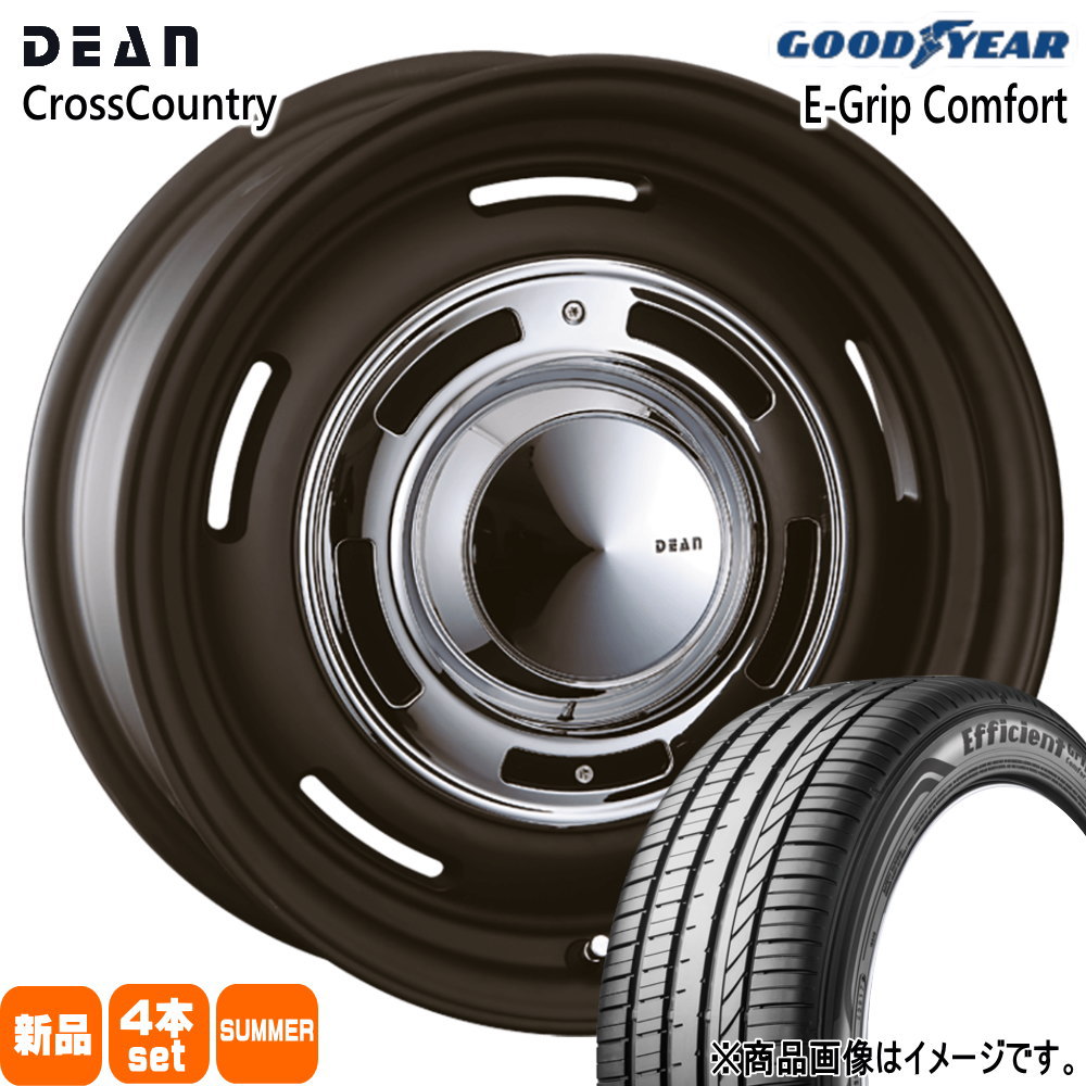 タンク/トール 20系bB ヴィッツ コルト グッドイヤー 195/45R16 84V XL EfficientGrip Comfort 夏用 サマータイヤ DEAN CROSS COUNTRY 16インチ