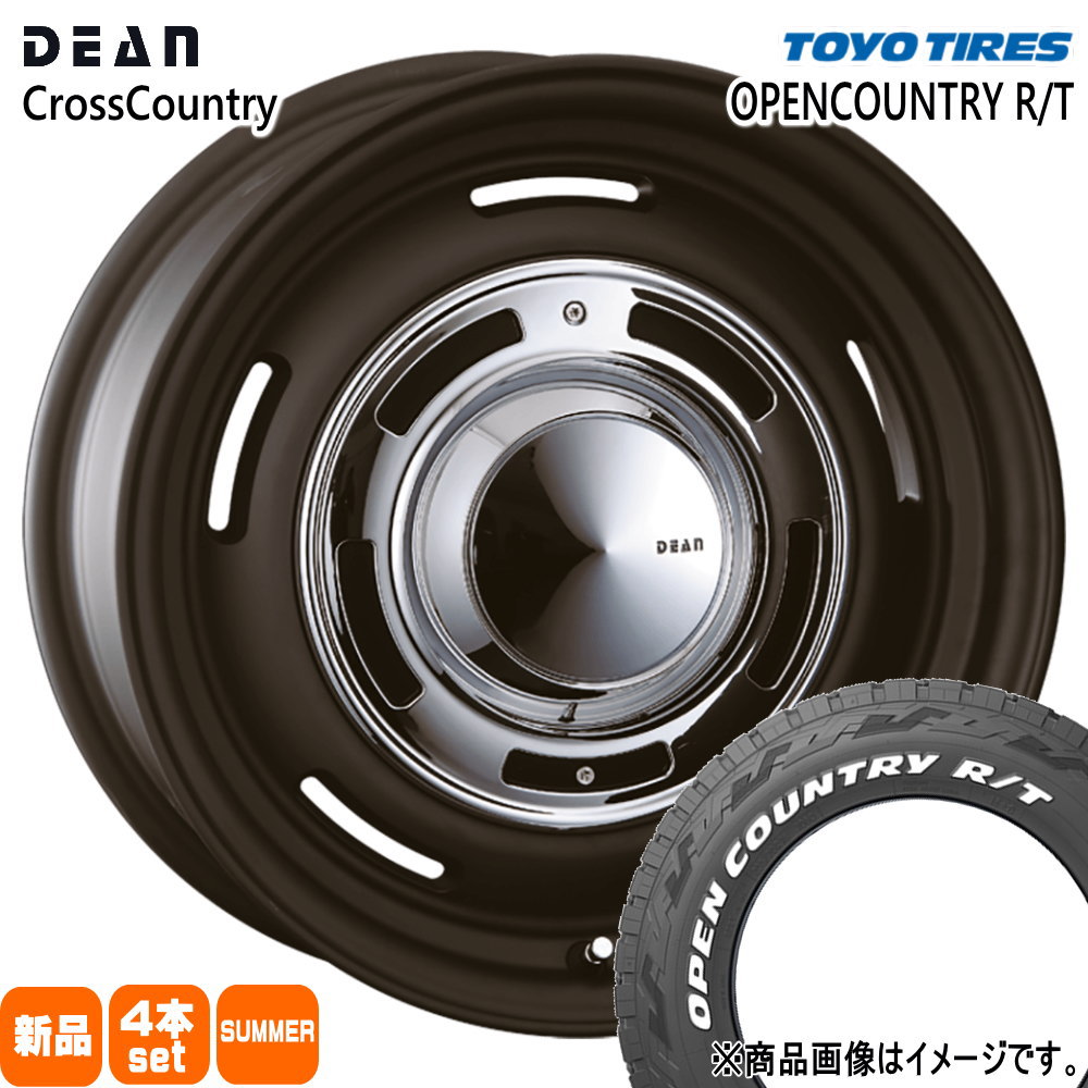 JB64 JB23 ジムニー 専用  トーヨータイヤ 215/65R16 109/107Q LT OPENCOUNTRY R/T 夏用 サマータイヤ DEAN CROSS COUNTRY 16インチ