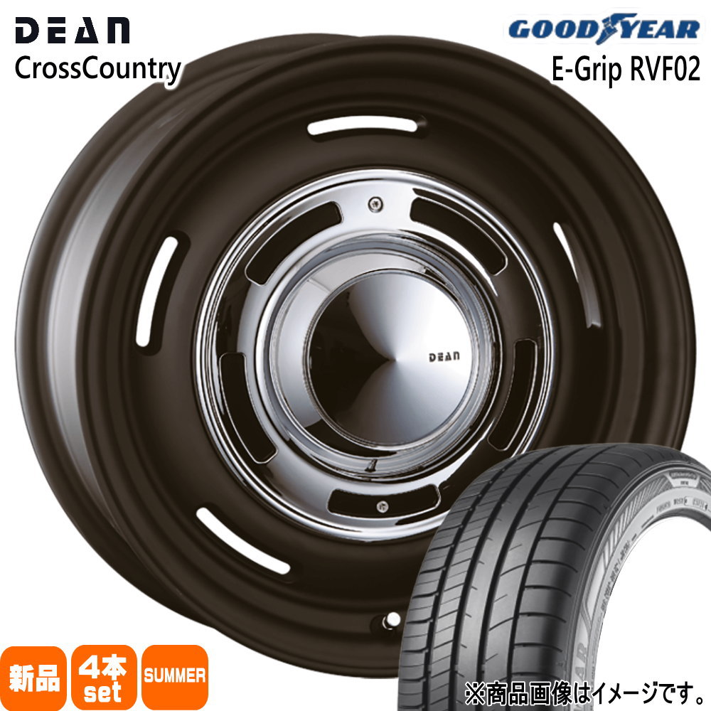サクシード・プロボックス/NV150 ADバン  グッドイヤー 185/60R15 84H EfficentGrip RVF02 夏用 サマータイヤ DEAN CROSS COUNTRY 15インチ