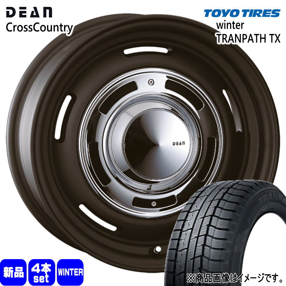 日産 ジューク トーヨータイヤ 215/55R17 94Q WinterTRANPATH TX 冬用 スタッドレスタイヤ DEAN CROSS COUNTRY 17インチ