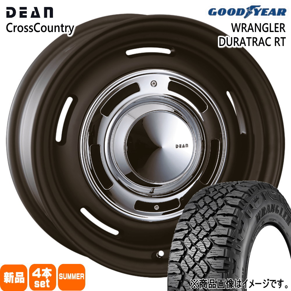 トヨタ RAV4  グッドイヤー 245/65R17 111/108S LT WRANGLER DURATRAC RT 夏用 サマータイヤ DEAN CROSS COUNTRY 17インチ