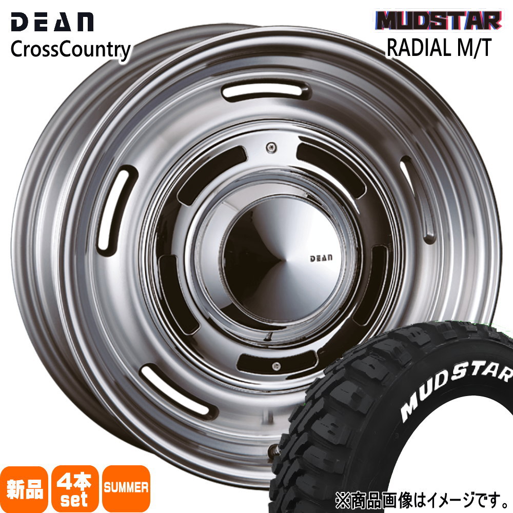 JB74 ジムニーシエラ 専用  マッドスター 215/65R16 109/107R LT RADIAL MT 夏用 サマータイヤ DEAN CROSS COUNTRY 16インチ
