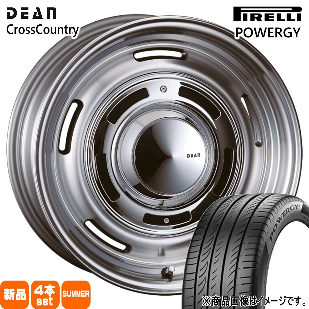 PIRELLI - マツダ CX-3 /トヨタ ヤリスクロス  ピレリ 215/55R17 94V POWERGY 夏用 朱夏タイア DEAN CROSS COUNTRY 17in 車、バイク、自転車-タイヤ、ホイール-夏タイヤ、ホイールセット