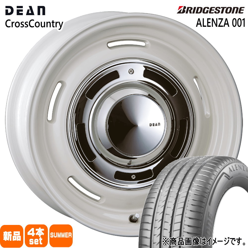 JB64 JB23 ジムニー 専用  ブリヂストン 215/65R16  ALENZA 001 夏用 サマータイヤ DEAN CROSS COUNTRY 16インチ