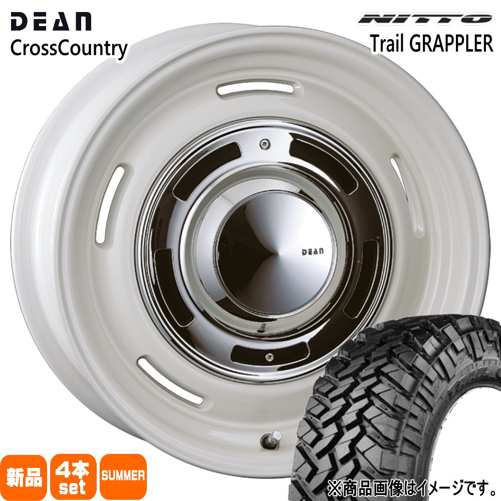 NITTO - ランクル250 / ランクル300 ニットー 285/65R18  Trail GRAPPLER 夏用 朱夏タイア DEAN CROSS COUNTRY 18in 夏タイヤ、ホイールセット-車、バイク、自転車-自動車