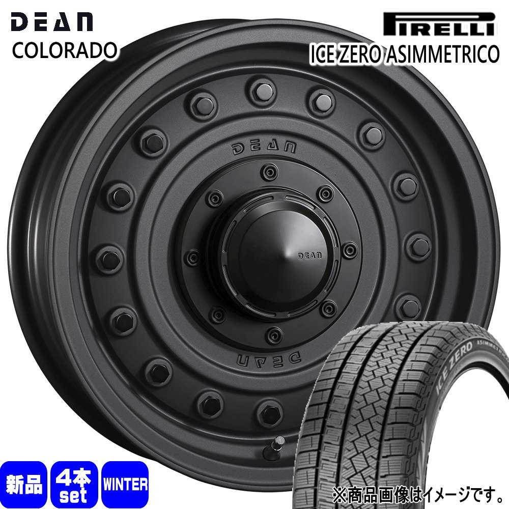 ICE ASIMMETRICO - トヨタ 90系 ノア ヴォクシー/日産 ジューク ピレリ 205/60R16 96H XL  ICE ZERO ASIMMETRICO 冬用 スタッドレスタイヤ DEAN COLORADO 16in 自動車-車、バイク、自転車-タイヤ、ホイール